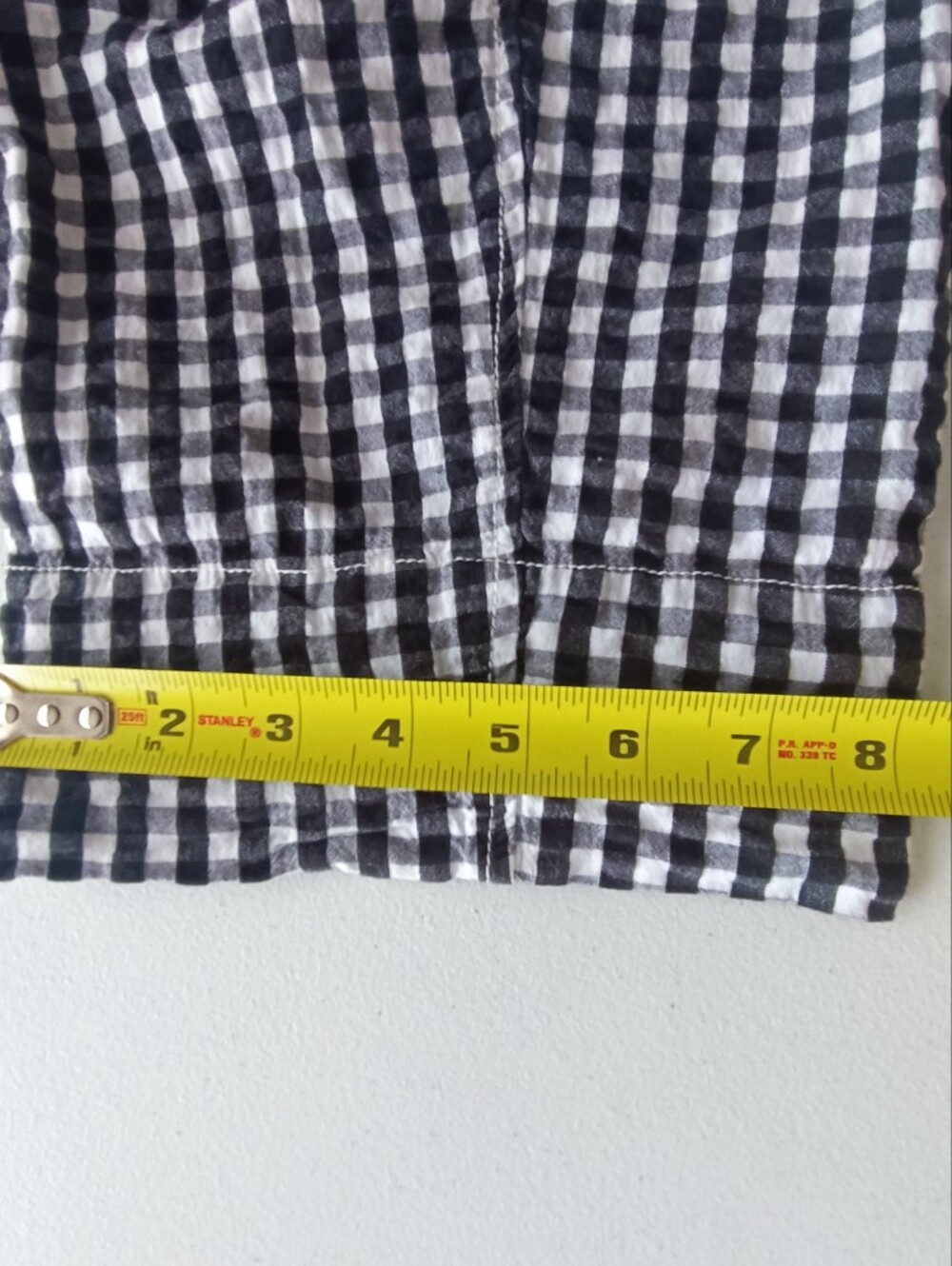 Free People Plaid Gingham Wide Leg Arc Pants Size M - Picture 12 of 13